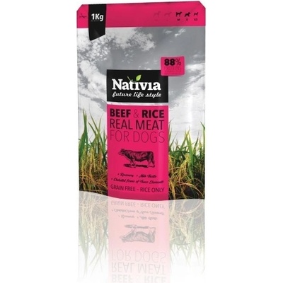 Nativia Real Meat Beef & Rice 1 kg