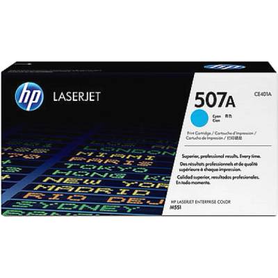 HP 507A Cyan LaserJet Toner Cartridge (CE401A)