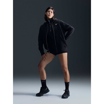 Nike Суитшърт w nsw phnx flc fz os hoodie