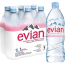 Evian Prírodná nesýtená minerálna voda 6 x 1 l