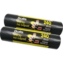 Extol Craft 97005 Vrecia na odpad LDPE 80µm 240l 5ks