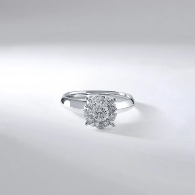 Lillian Vassago briliantový Prsten v bílém zlatě LLV59 DR159W