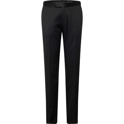HUGO BOSS Панталон с ръб 'H-Genius-Tux' черно, размер 60