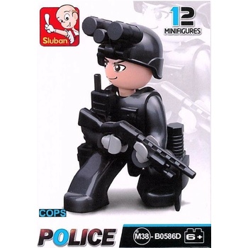 Sluban B0586D Figurky Policajti a zloději 1 ks