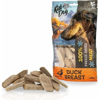 KIDDOG SUPER PREMIUM 100% kachní prsa sušená mrazem 50 g