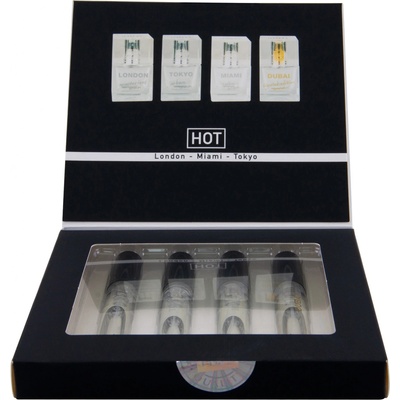 HOT Pheromone Perfume Tester-Box LMTD Men 4 x 5 ml