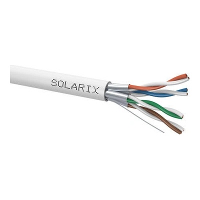 Solarix SXKD-6A-STP-LSOH-500m CAT6A STP, 500m, šedý