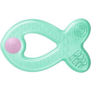 Nuk Охлаждаща чесалка за зъби Nuk - Рибка, зеленo и розово (10256450)