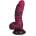SuperLove Monster Dracarys Liquid Silicone Dildo Small Red-Black