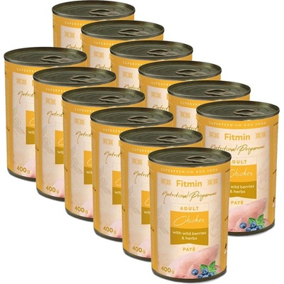 Fitmin Adult Chicken with wild berries & herbs 12 x 400 г