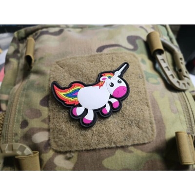 JACKETS TO GO Nášivka rocket unicorn velcro