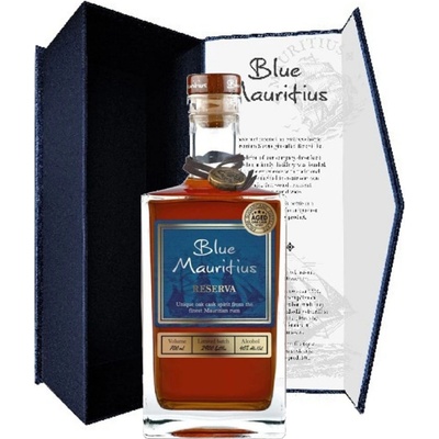 Mauricius Blue Mauritius RESERVA LUX 40% 0,7 l (Gift Box)