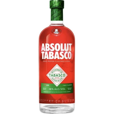 Absolut Tabasco 38% 1 l (holá láhev)