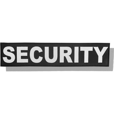 Nášivka: SECURITY [velká] černá | bílá