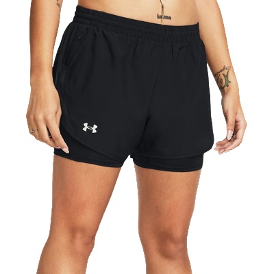 Under Armour Шорти Under Armour Fly-By 2-in-1 Shorts Черен Velikost M