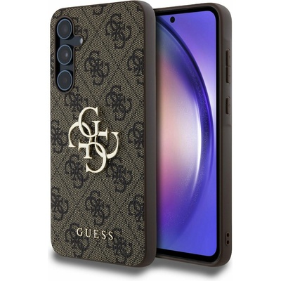 GUESS PU 4G Metal Logo Задна Обвивка за Samsung Galaxy A55 5G Brown Guess | Kafyav | МЪЖЕ | UNI