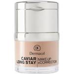 Dermacol Caviar Long Stay дълготраен фон дьо тен с екстракт от хайвер и коректор за несъвършенства цвят Nude 30ml