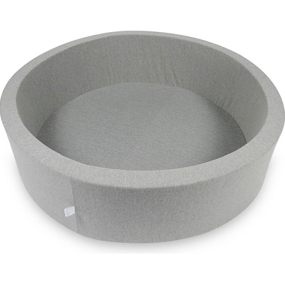 ELIS DESIGN Detský suchý bazénik okrúhly 110x30 cm bez loptičiek - sivý