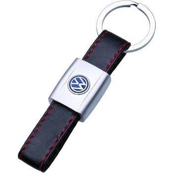 Prívesok na kľúče VW s červeným prešitím