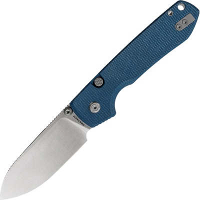 Vosteed Raccoon Top Liner Lock 14C28N Satin Blue Micarta A2905