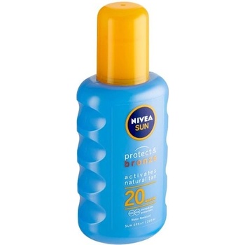Nivea Sun Protect & Bronze Intenzívný spray na opaľovanie SPF20 200 ml