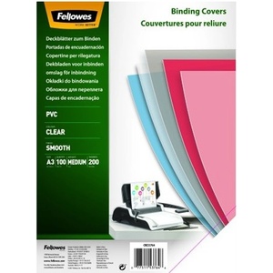 Fellowes Първа страница, А3, 200 микрона, fellowes, прозрачна 53764 (53764)