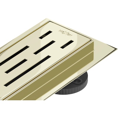 Mexen Flat 360° M01 въртящ се линейно оттичане 60 см, златно - 1520060-40 (1520060-40)
