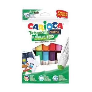 CARIOCA Темперни бои Temperello Fabric 10 цвята