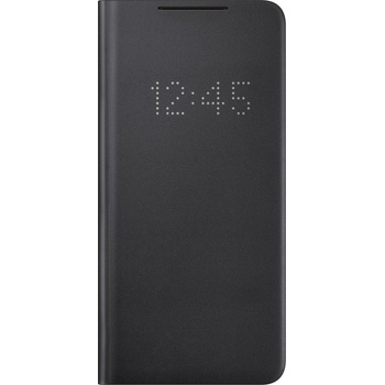 Image 1 of Samsung Оригинален калъф Samsung LEDView Cover за Galaxy S21 Plus - Черен, EF-NG996PBE
