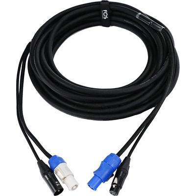 Fos technologies ltd 10м двоен кабел Powercon и DMX FC-PDC-10