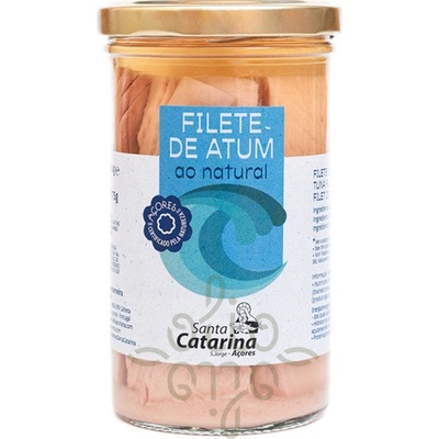 Santa Catarina Filety tuniaka vo vlastnej šťave v skle 250 g