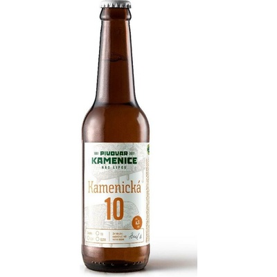 Kamenická 10 desítka světlé výčepní 4,2% 0,5 l (sklo)