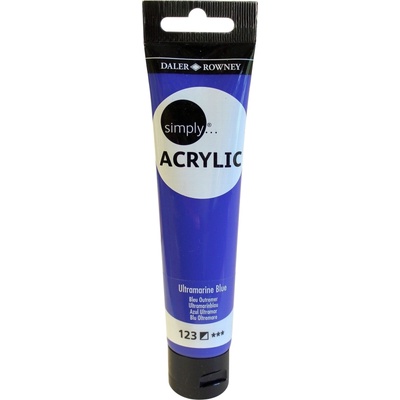 Daler-Rowney Simply АКРИЛНА боя Ultramarine 75 ml 1 бр (126975123)