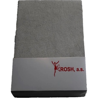 Rosh Froté prostěradlo Exclusive Světle šedé 180x200