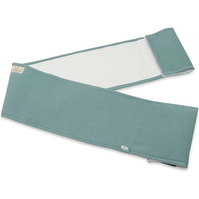 BABYMATEX Mušelínový mantinel do postieľky Bump Air Zelený