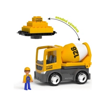 Efko MultiGO Build 2+1 Auto s Igráčkem domíchávač stavební deska