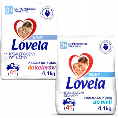 Lovela Baby prášek na praní na barevné prádlo 4,1 kg 41 PD