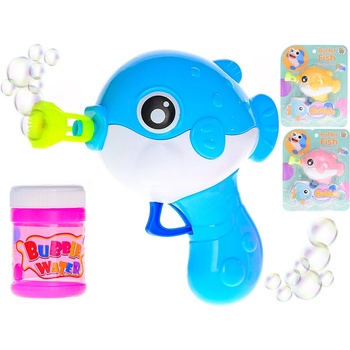 Mikro trading Bublifukovač Ryba 16 cm na setrvačník s náplní 50 ml