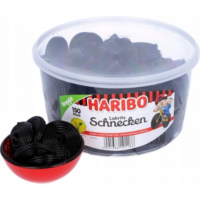 Haribo Dóza Lakritz Schnecken 150ks