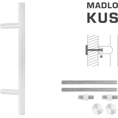 MPkovania FT - MADLO kód K10 Ø 30 mm UN ks Rozteč madla: 300 mm, Rozmer profilu madla: Ø 30 mm, Dĺžka: 500 mm