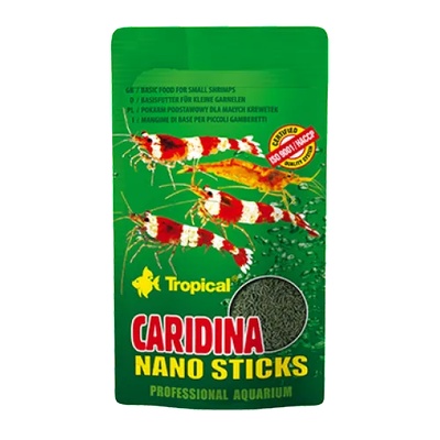 Tropical Caridina Nano Sticks - основна храна за скариди 10 гр - 63351