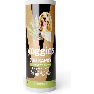 Yoggies CBD olej 3,2% pre psov a mačky 10 ml