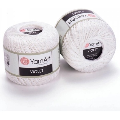 YarnArt Violet 003 - bílá – Zboží Dáma