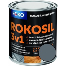 Rokosil 3v1 akryl RK 300 1100 šedá střední 0,6L