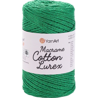 YARNART Macrame Cotton Lurex 2 mm 205 m 728 юта (Macrame Cotton Lurex 728)