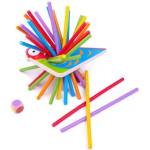 Bigjigs Toys - Дървено цветно микадо (34024)