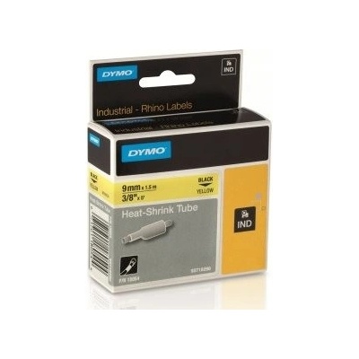 zmršťovacia bužírka DYMO 18054 D1 RHINO Black On Yellow Tube (9mm) (S0718290)