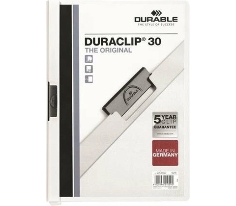 Durable Rýchloviazač A4 biely