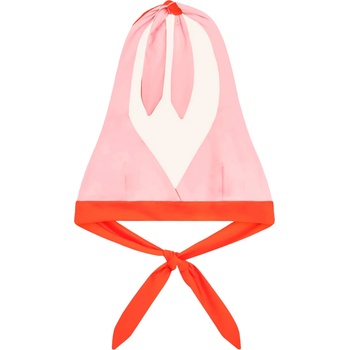 MYMARINI Дамско бикини горнище MYMARINI Women's Neckholder Top Bikini top - Poppy / Macaron - размер XL (150-5672-0614)