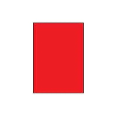Etikety farebné 210x297mm APLI A4 100 hárkov fluo červené